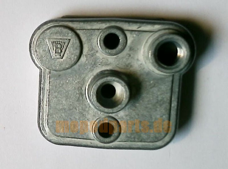 Deckelplatte Vergaser Bing Typ 5-16-17-18, für Vergaser mit Starter rechts und ohne Gewinde beim Gaszug