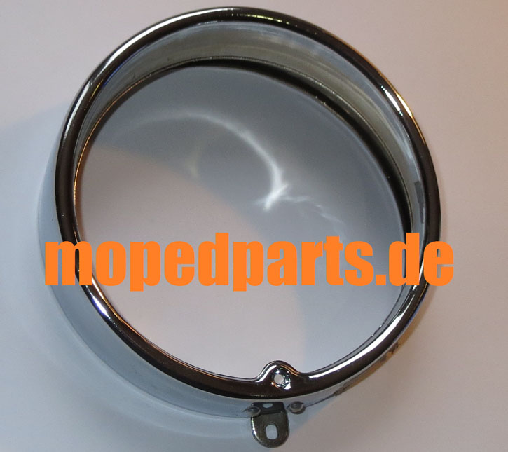 Lampenring chrom, Zündapp KS 100, original ******