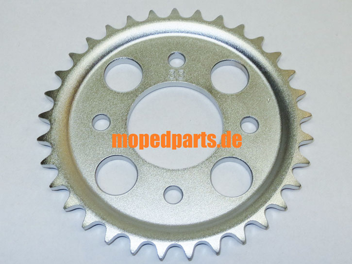 Kettenrad 33 Z, sprocket Hercules K50 Sprint (115er Nabe), Nachbau