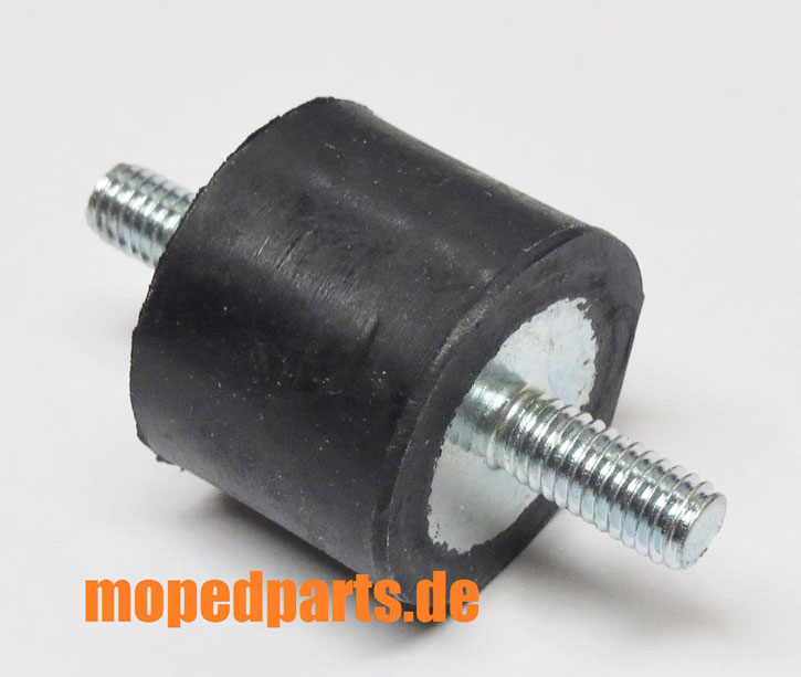 Gummilager Hercules, M6 Gewinde, 20x25 mm