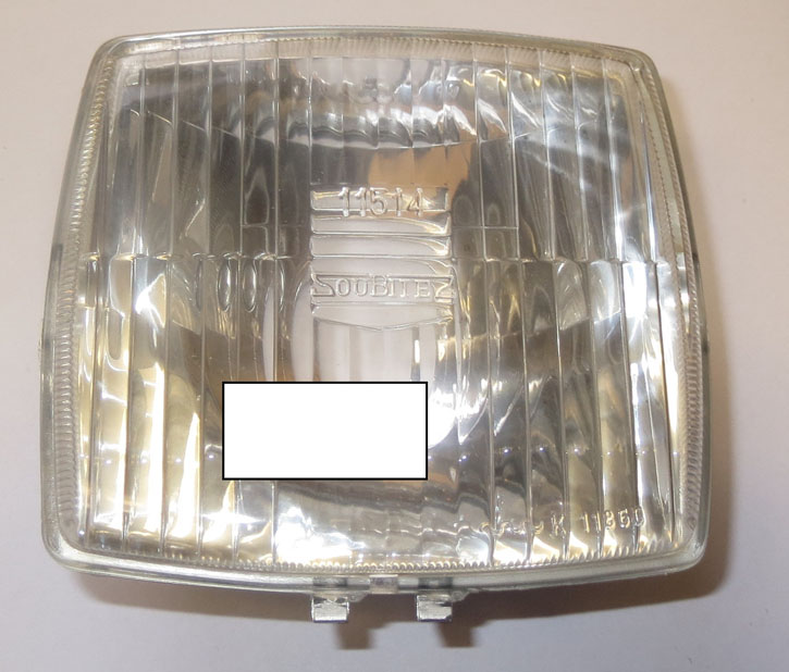 Schweiwerfer - Einsatz Peugeot, ca 98x89 mm