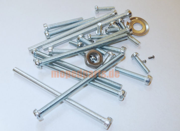 Schraubensatz für Motor, Zündapp Bergsteiger M50, M25