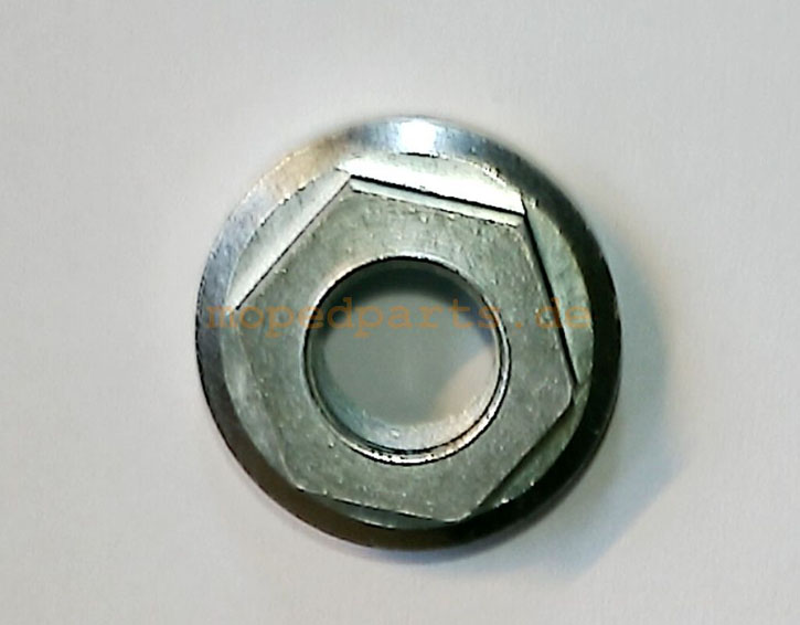 Mutter mit Bund, Gewinde 11 mm, SW17, Zündapp Bergsteiger 434