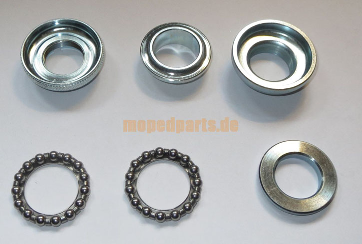 Steuersatz Lenkkopflager Zündapp KS 50 + 80, GTS, Hai 50, GTS, CS 25, C 50 Sport, 32 mm, Gew. 36x1