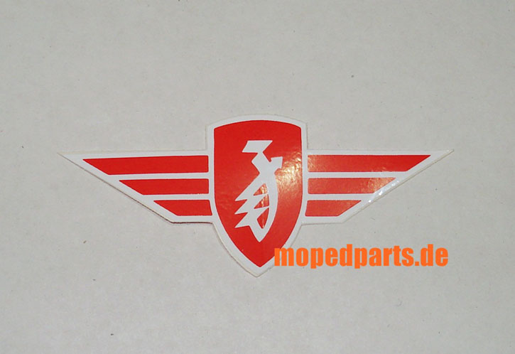 Aufkleber Zündapp Zeichen, 85x35 mm ******