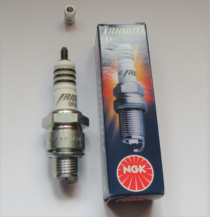 Zündkerze NGK BR8HIX, Hercules K50 mit Sachs 50S, RX9, Ultra 80LC, Zündapp KS 50