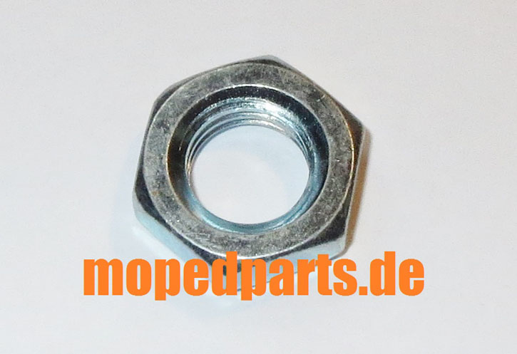 Mutter M12x1,5 flach für Zündapp Schwingenachse, KS 50 (530), KS 80