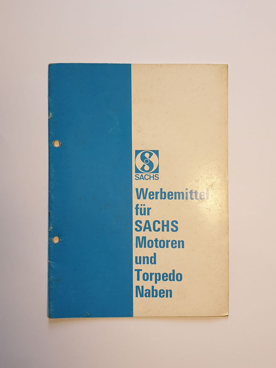 Ersatzteilliste, gebraucht, Werbemittel für SACHS Motoren und Torpedo Naben