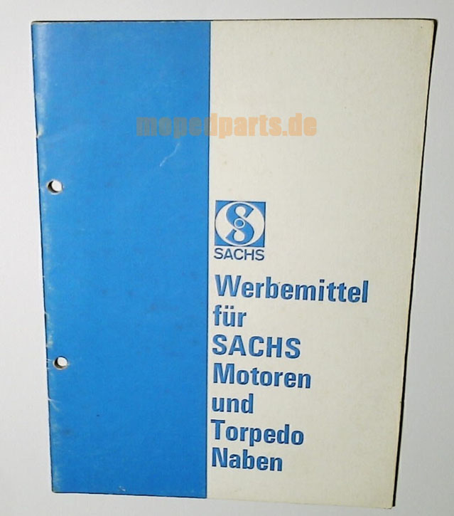 Ersatzteilliste, gebraucht, Werbemittel für SACHS Motoren und Torpedo Naben