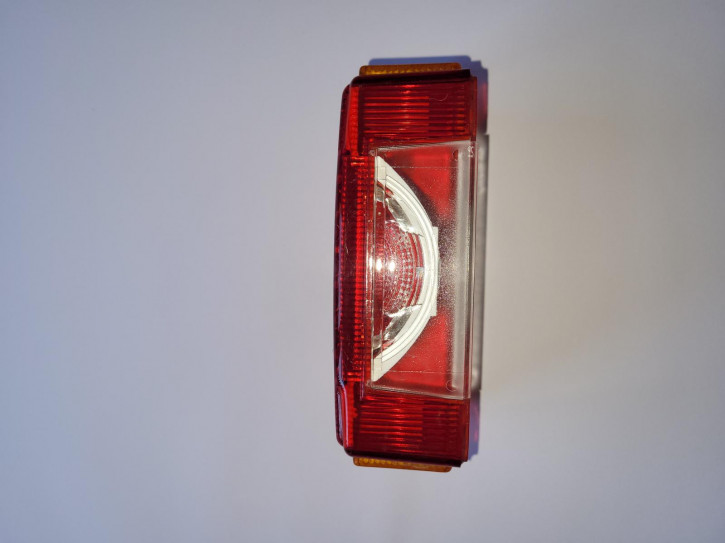 ULO254  Ersatzglas Rücklicht ULO  254 20 v3, mit Reflektoren, original, Hercules, Zündapp, Puch, Kreidler