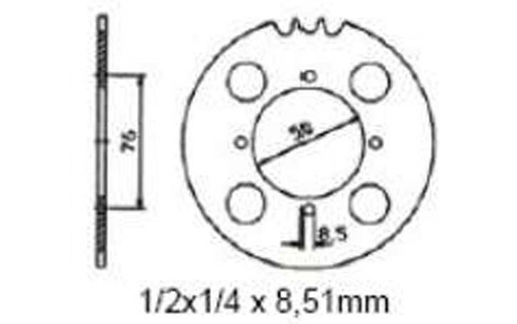 Hercules K50  Sprint Kettenrad 35 Zähne