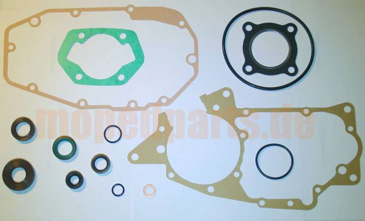Motor - Dichtungssatz Zündapp KS 80 und Super, incl. Wellendichtringe, Viton